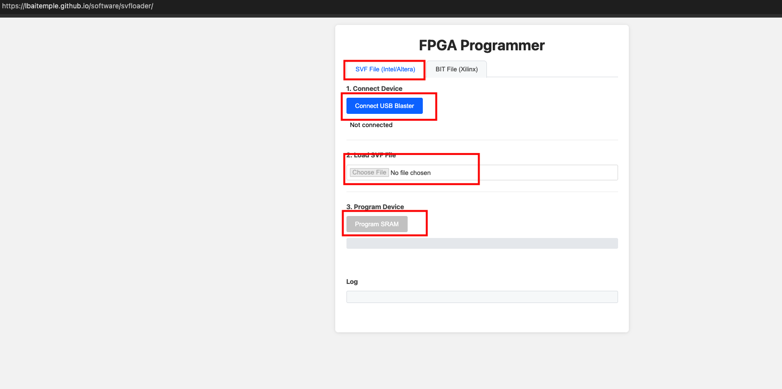 FPGA Programming Interface