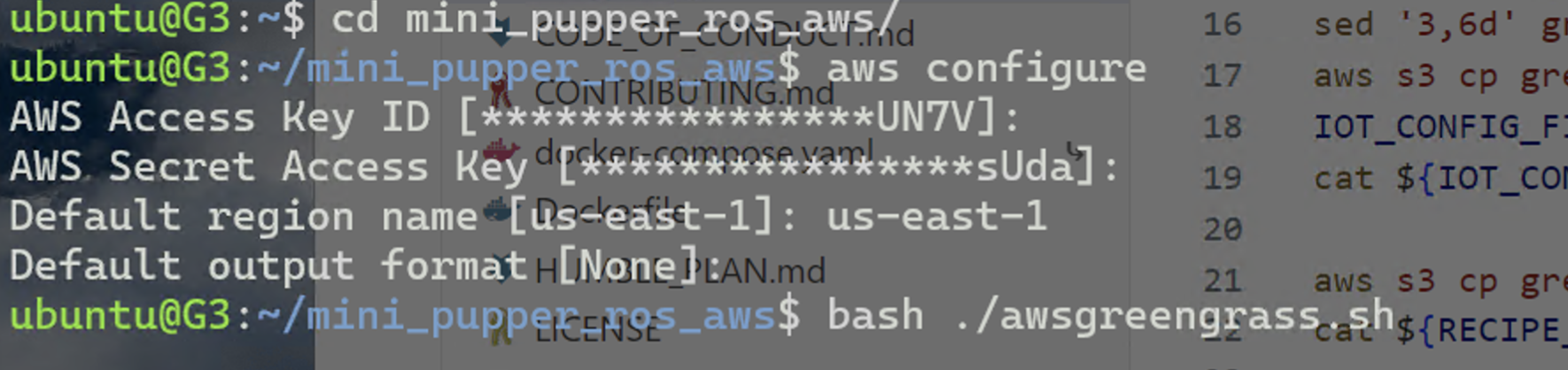 Run Greengrass Script