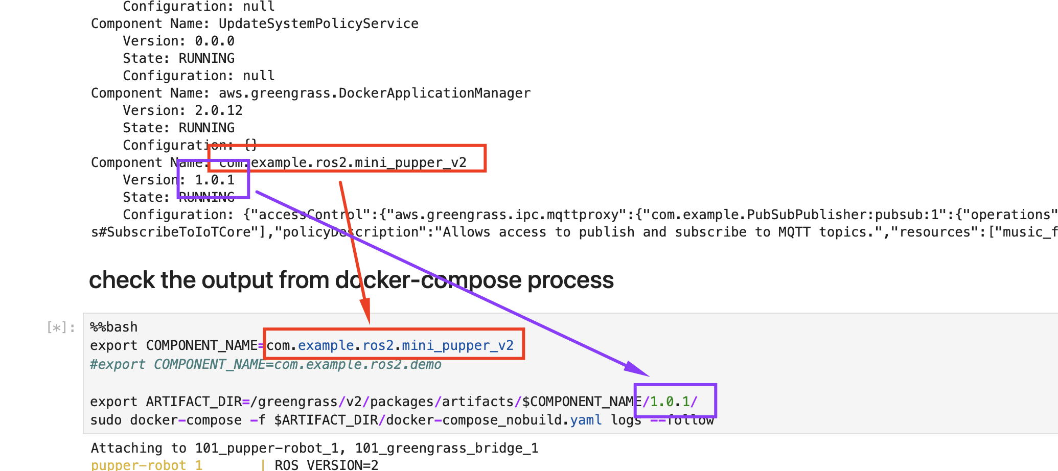 Docker Compose Log