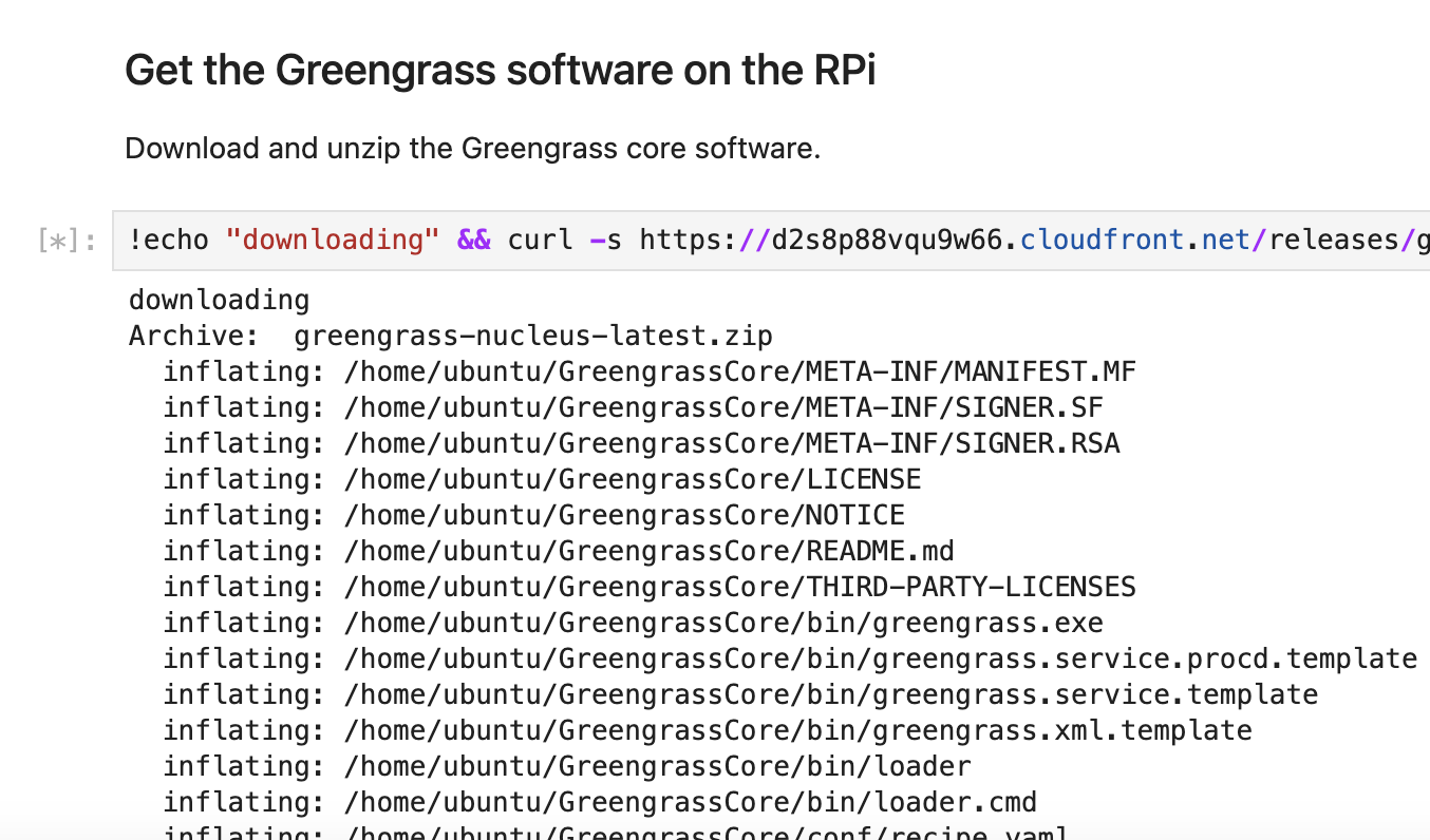 Install Greengrass
