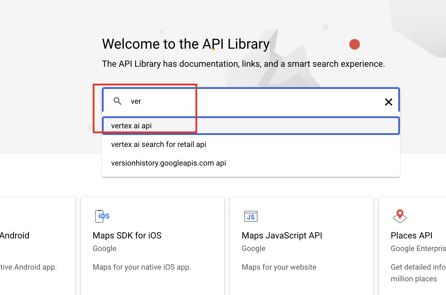 Search API