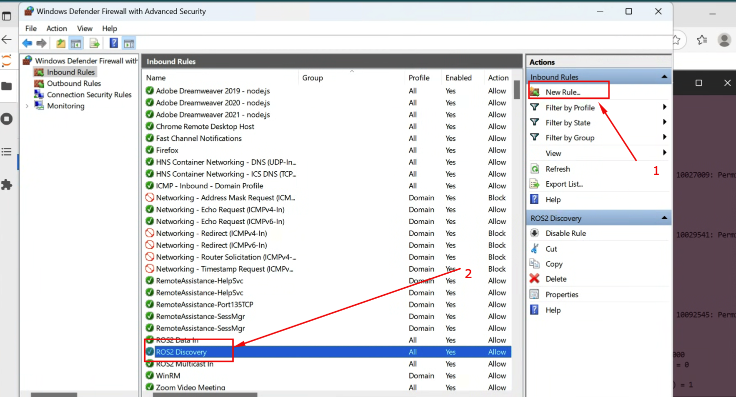Open Windows Firewall